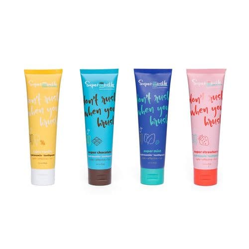 get to know SuperMouth hydroxamin non-fluoride toothpaste