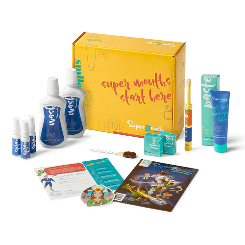 SuperMouth Nano-Hydroxyapatite with Fluoride System Ages 6 to 12 - Complete