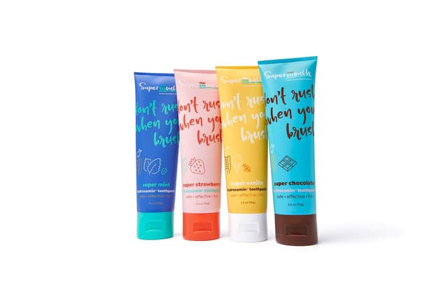 SuperMouth 4-Flavor Nano-Hydroxyapatite Toothpaste Variety Bundle