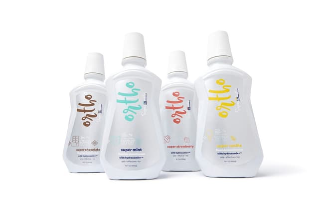 SuperMouth 4-Flavor Ortho Mouthwash Variety Bundle