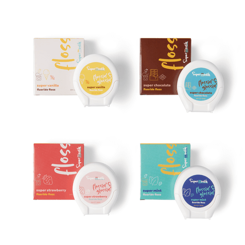get to know SuperMouth hydroxamin with fluoride mouth floss
