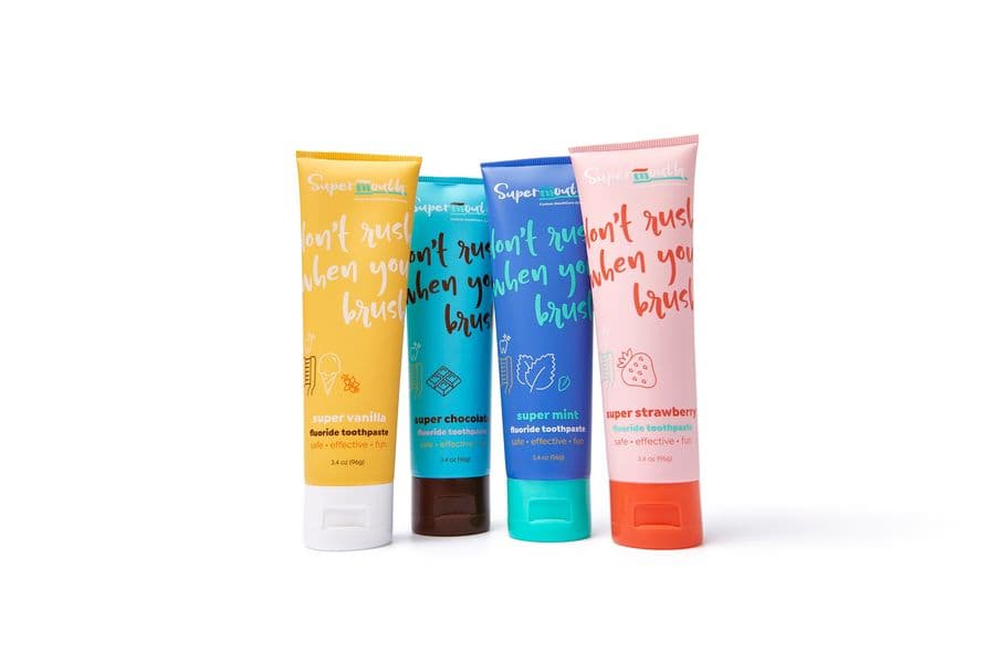 get to know SuperMouth hydroxamin with fluoride toothpaste